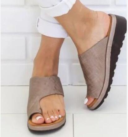 Invomall Ladies Open Toe Comfortable Slippers